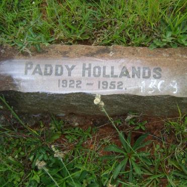 HOLLANDS Paddy 1922-1952