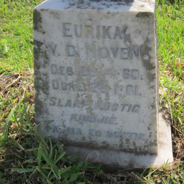 HOVEN Eurika, v.d. 1960-1961
