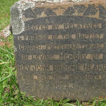 HEARD John Broome -1922