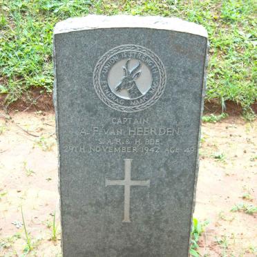 HEERDEN A.F., van -1942