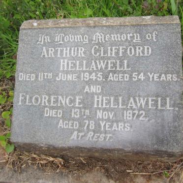 HELLAWELL Arthur Clifford -1945 &amp; Florence -1972