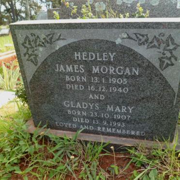 HEDLEY James Morgan  1905-1940 &amp; Gladys Mary 1907-1993