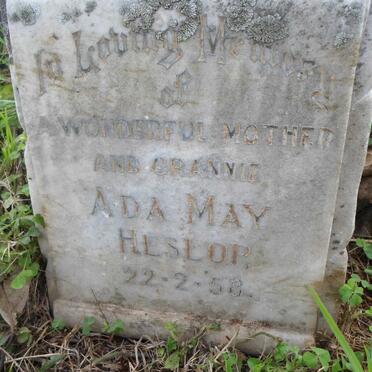 HESLOP Ada May -1958