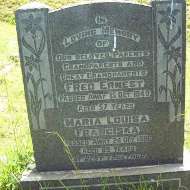 HEMENS Frans Ernest -1949 &amp; Maria Louisa Franciska -1986 