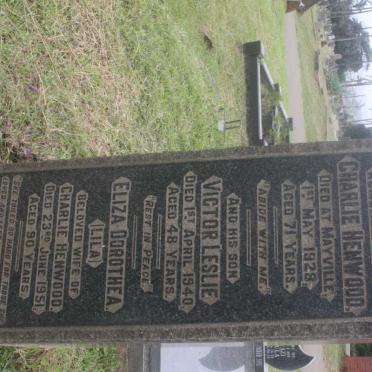 HENWOOD Charlie -1928 &amp; Eliza Dorothea -1951 :: HENWOOD Victor Leslie -1940 :: HENWOOD Cecil Lambert -1956 &amp; Viva -1943