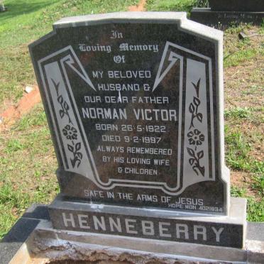 HENNEBERRY Norman Victor 1922-1997