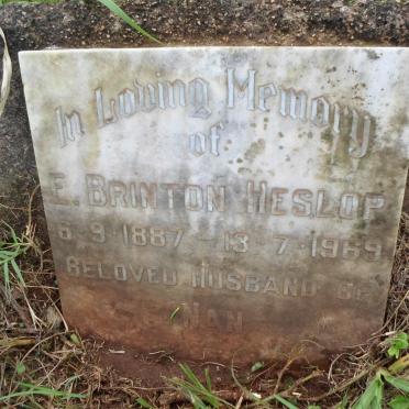 HESLOP E. Brinton 1887-1969