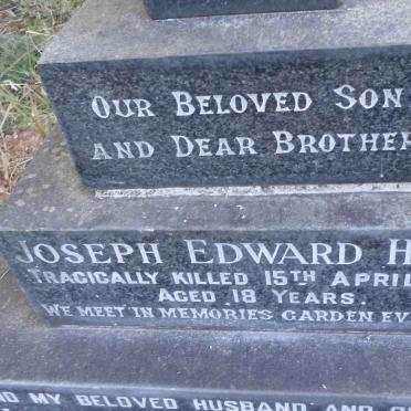 HEATH Joseph Edward 1917-1989 &amp; Molly Mary Ann 1917-2007 :: HEATH Joseph Edward -1965