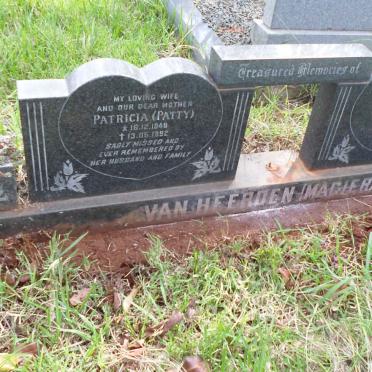 HEERDEN Patricia, van nee MAGIERA 1948-1992 