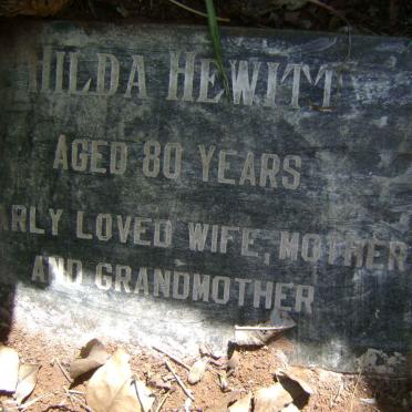 HEWITT Frank -1946 &amp; Florence -1955 :: HEWITT Hilda - 1990 :: HEWITT Bernard William 1904-1981