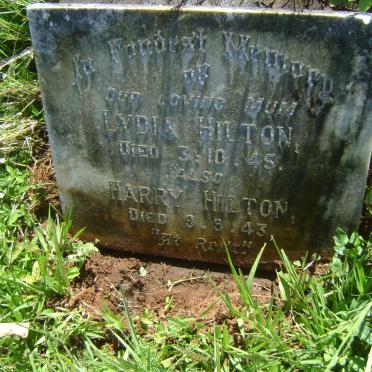 HILTON Harry -1943 &amp; Lydia -1945