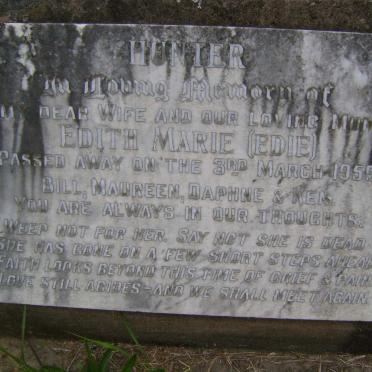 HUNTER Edith Marie -1959