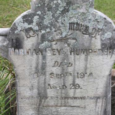 HUMPHREYS Norman Seys -1914