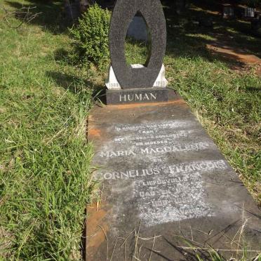 HUMAN Cornelius Francois 1910-1989 &amp; Maria Magdelena 1909-1963