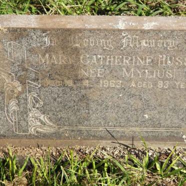 HUSSEY Mary Catherine nee MYLIUS -1963