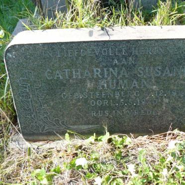 HUMAN Catharina Susanna STEENBERG 1914-1970 :: HUMAN Frederik Theodorus van Rooyen -1983 
