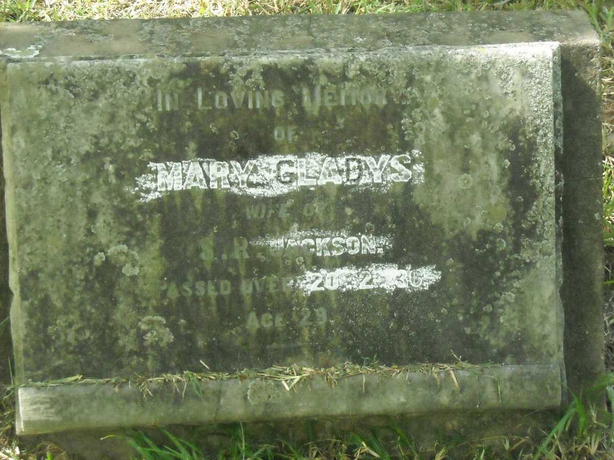 JACKSON Mary Gladys -1936