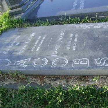 JACOBS Daniel Jacobus 1921-1989 ::  JACOBS Jacob Casper 1948 -1948
