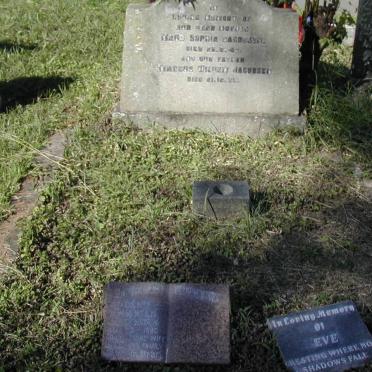 JACOBSEN Marcus Wilhem -1933 &amp; Maud Sophia -1946 :: JACOBSEN Denis Marten -1989 :: JACOBSEN Eve