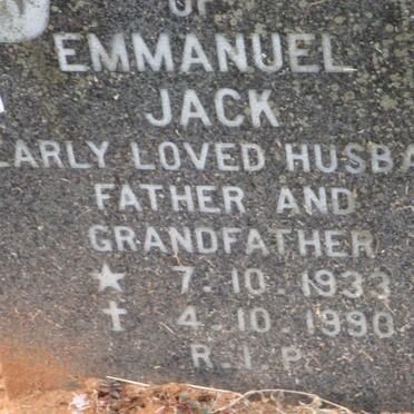 JACK Emmanuel 1933-1990