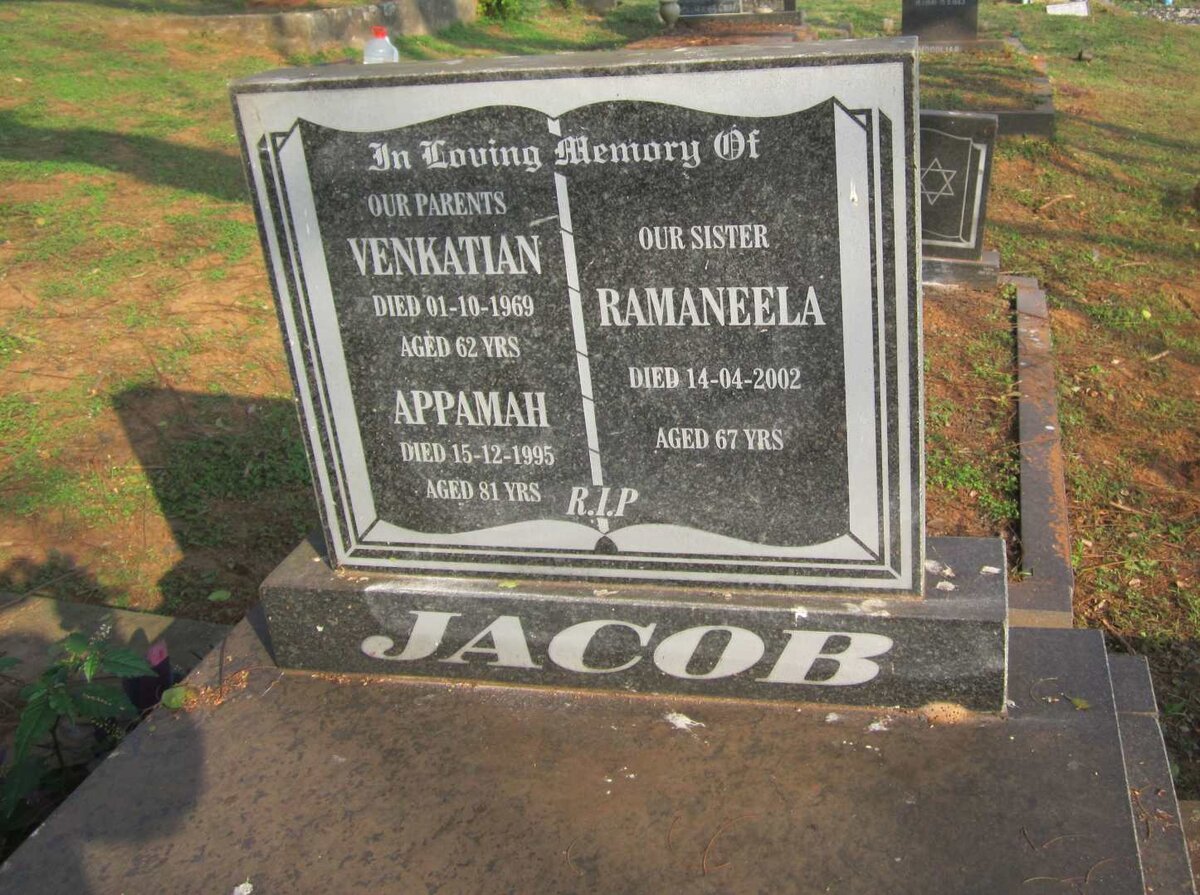 JACOB Venkatian -1969 &amp; Appamah -1995 :: JACOB Ramaneela -2002