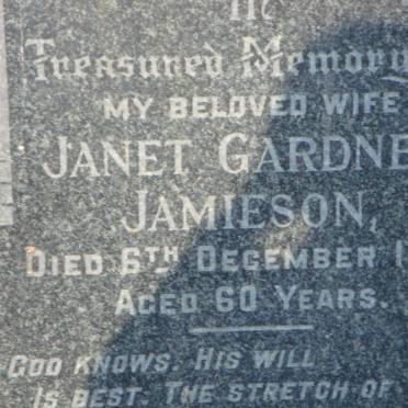 JAMIESON Janet Gardner -1951