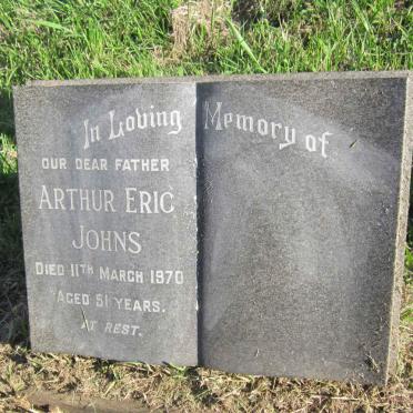 JOHNS Arthur Eric -1970