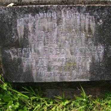 JONES Cecil Fred -1966