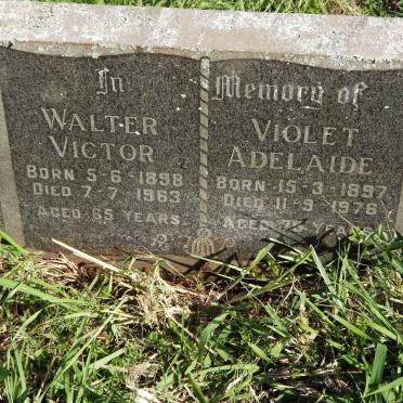 JOSHUA Walter Victor 1898-1963 &amp; Violet Adelaide 1897-1976
