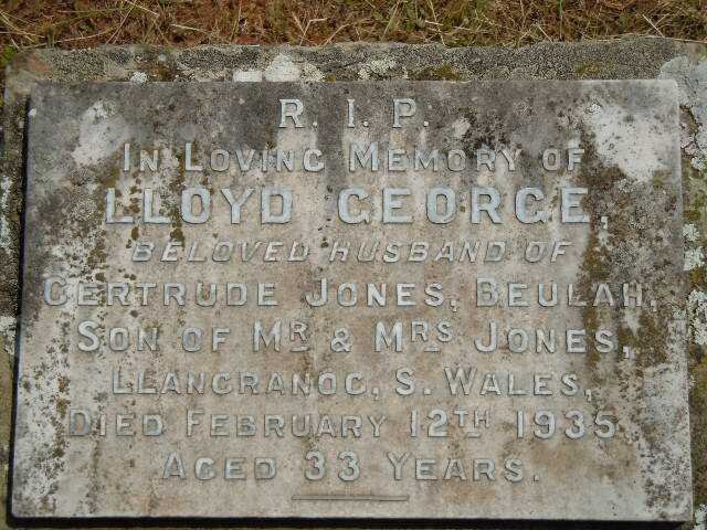 JONES Lloyd George -1935