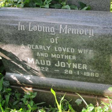 JOYNER Maud 1922-1980