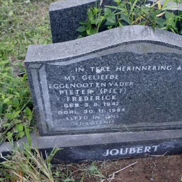 JOUBERT Pieter Frederick 1947-1984