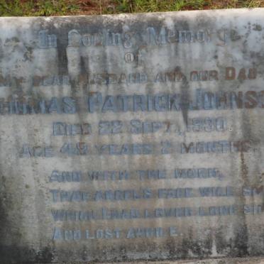 JOHNSON Thomas Patrick -1930