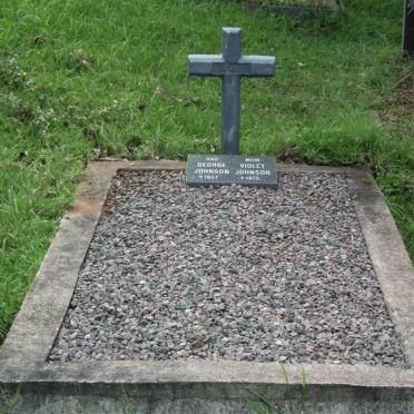 JOHNSON George -1957 &amp; Violet -1975 