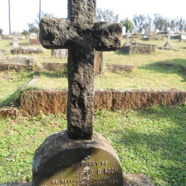 JOHNSON William Alfred -1933