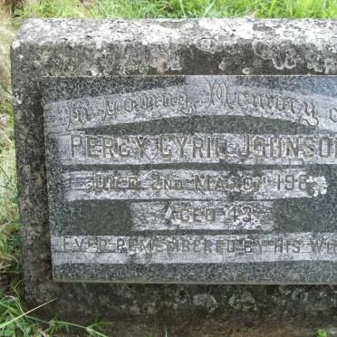 JOHNSON Percy Cyril -1962