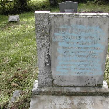 JOHNSTON James, Ower 1880-1937 &amp; Gladys 1906-1978
