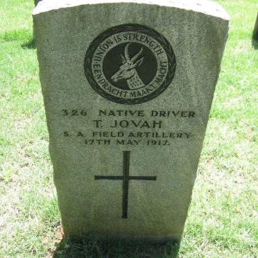 JOVAH T. -1917