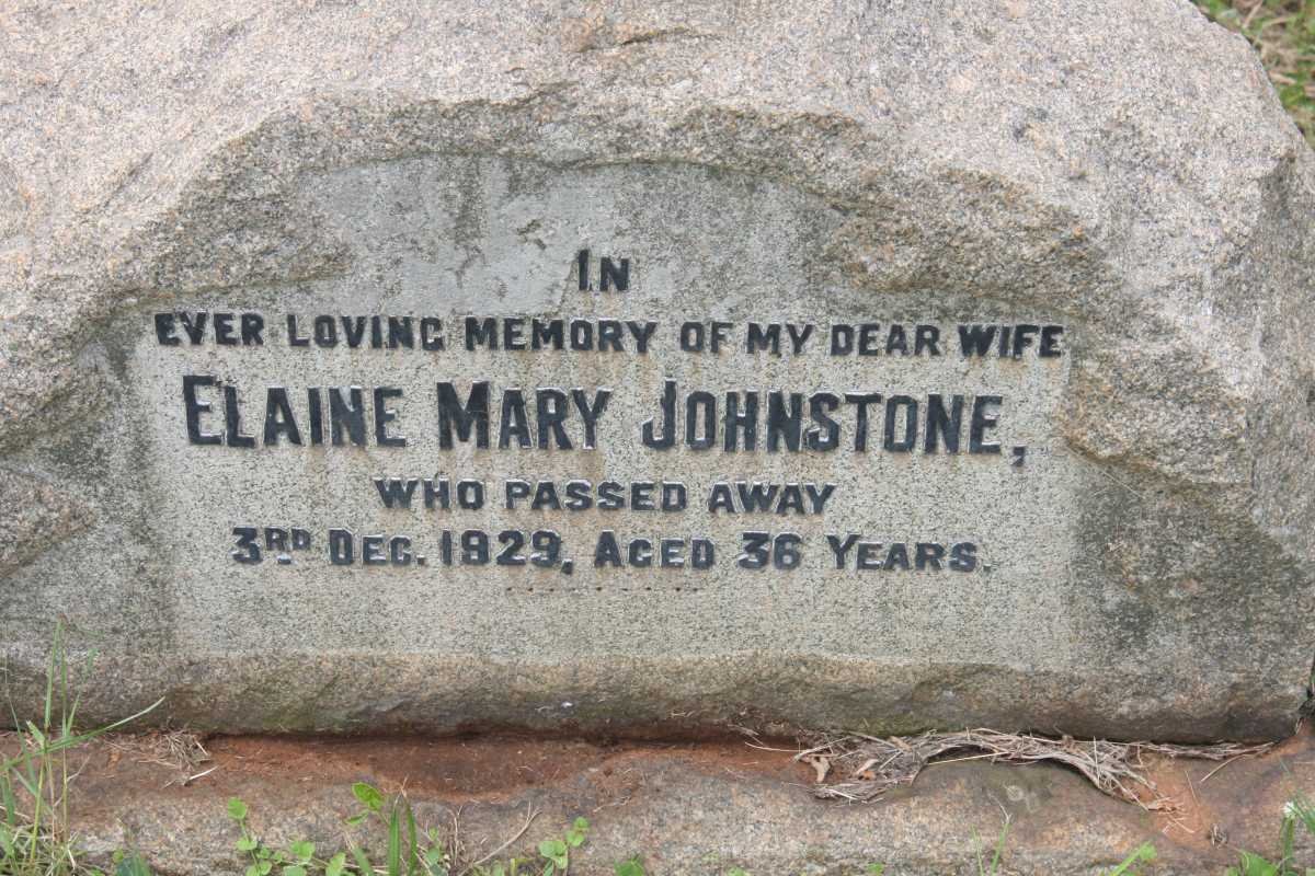JOHNSTONE Elaine Mary -1929