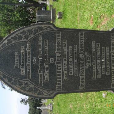 JOHNSTON John Francis -1954 &amp; Margaret Neil -1935 :: JOHNSTON William Lauder -1912