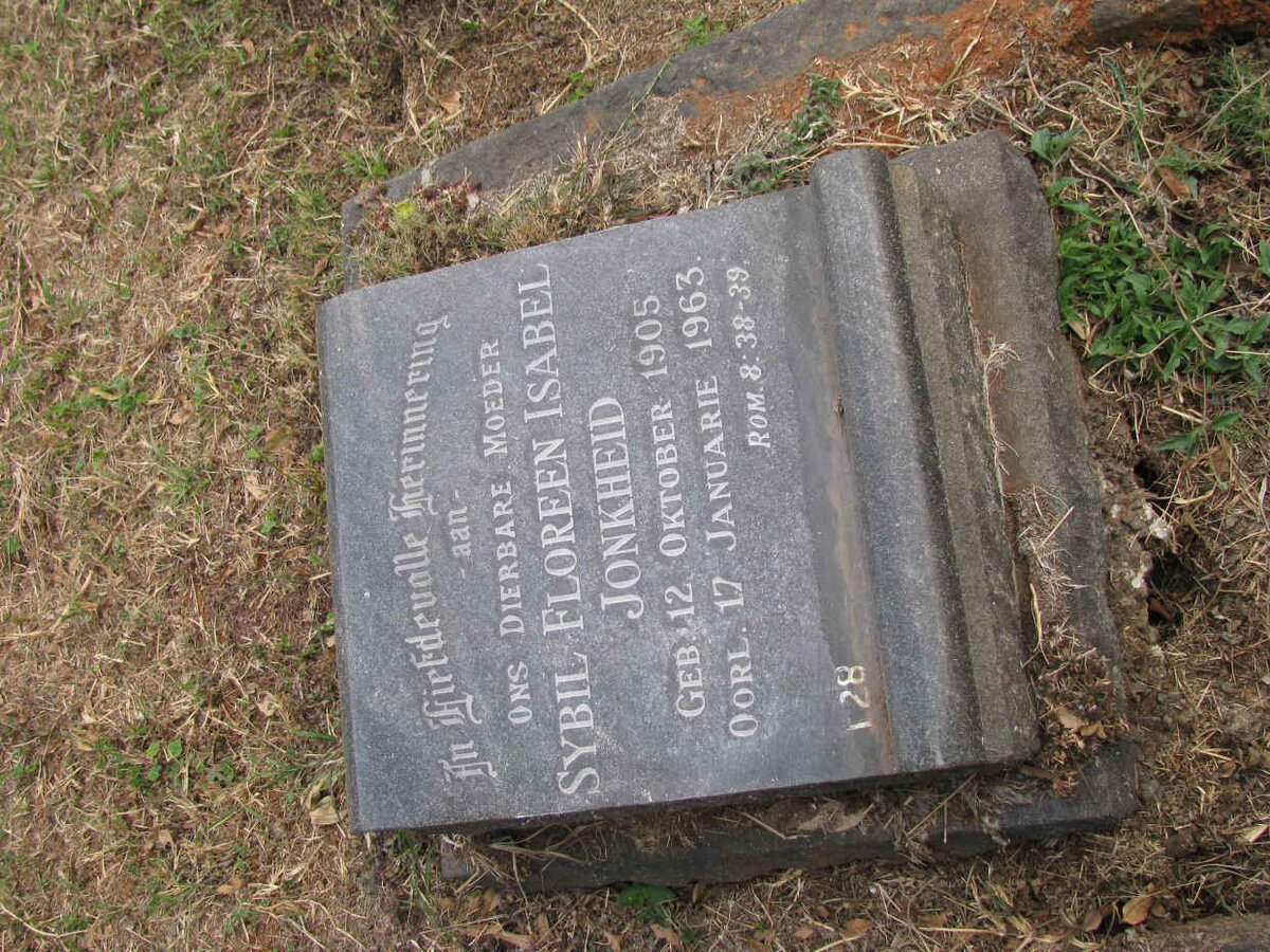 JONKHEID Sybil Floreen Isabel 1905-1963