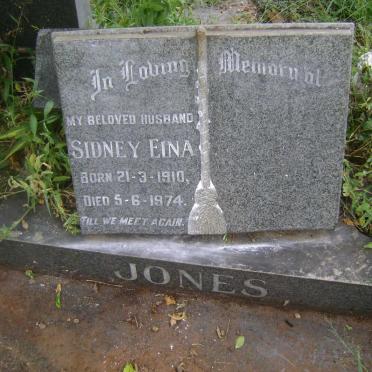 JONES Sidney Eina 1910-1974