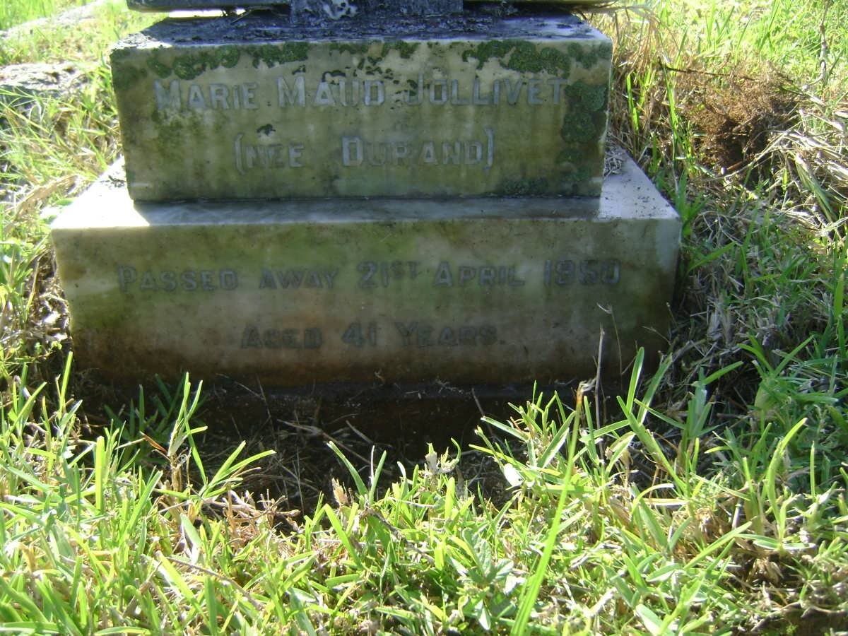 JOLLIVET Marie Maud nee DURAND -1950