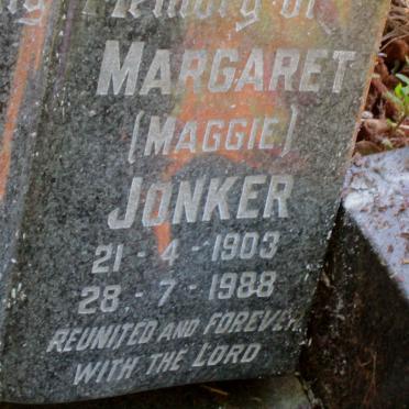 JONKER Margaret 1903-1988
