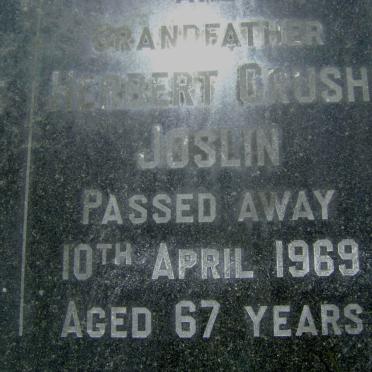 JOSLIN Herbert Crush -1969