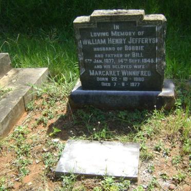 JEFFERYS William Henry 1877-1945 &amp; Margaret Winnifred 1880-1977 :: JEFFERYS W.S. 1918-1973