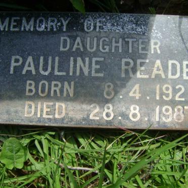 JEFFERY George -1945 &amp; Eliza 1892-1988 :: READER Pauline 1921-1987