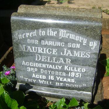 DELLAR Maurice James -1951