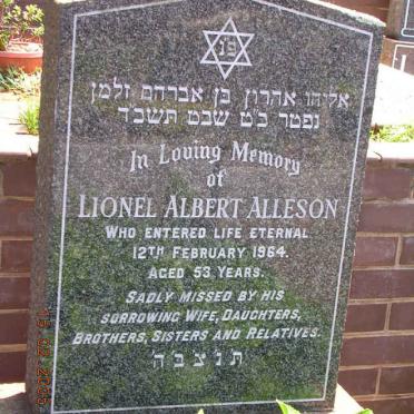 ALLESON Lionel Albert -1964