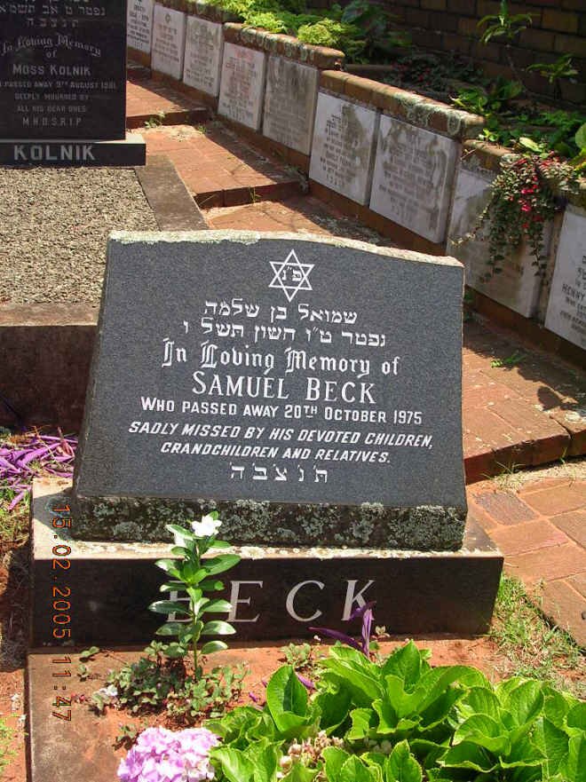 BECK Samuel -1975